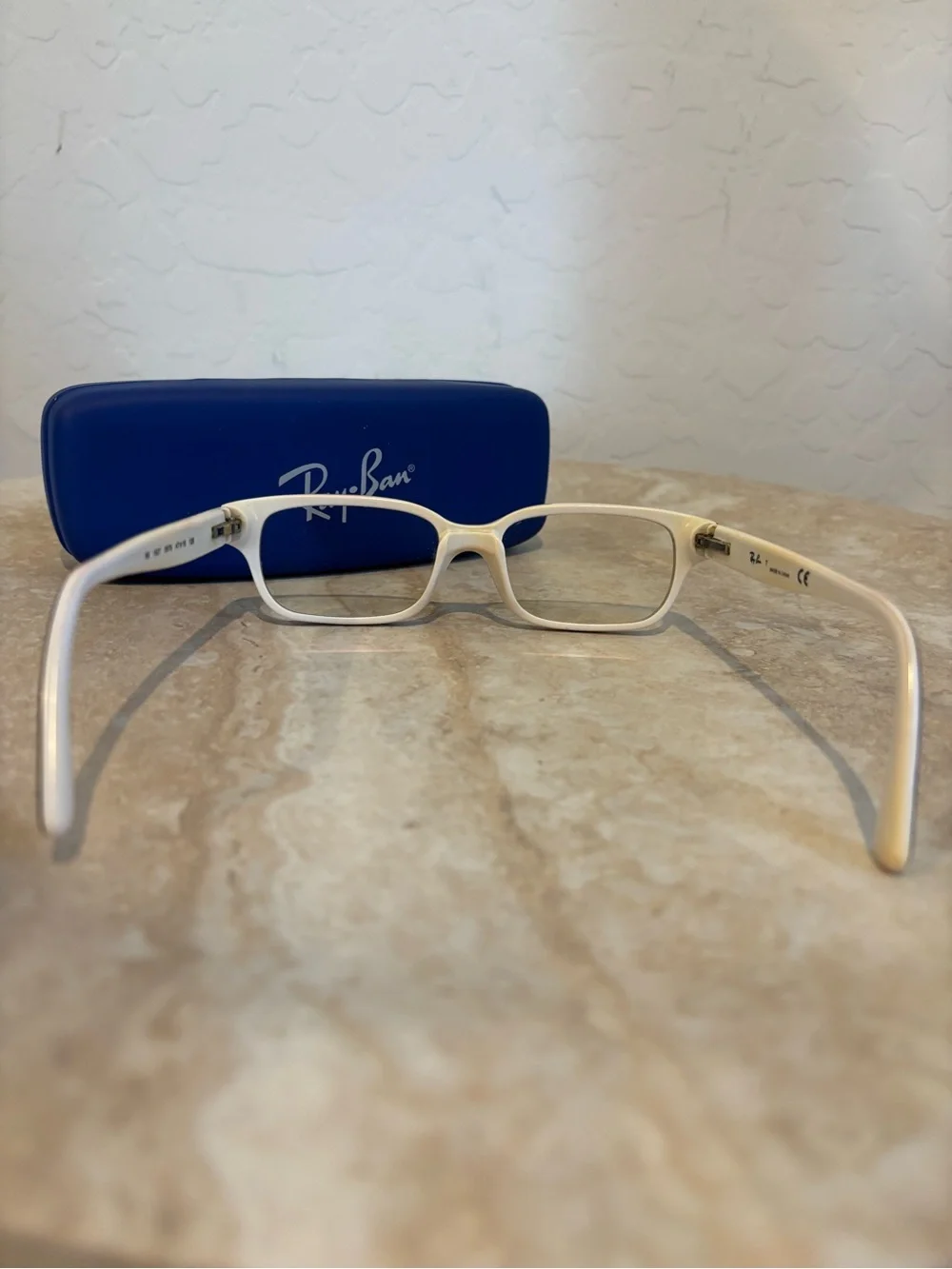 Ray-Ban Kids RB 1527 3579 Black and white Rectangle Eyeglasses